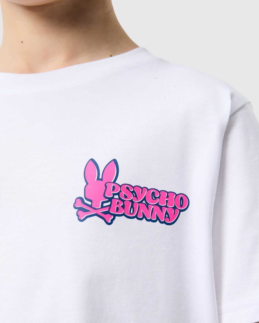 Polos Psycho Bunny Redland Graphic Tee Blanche Enfant | WWM-28571249